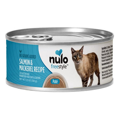 Nulo Salmon & Mackerel Pate for Cats & Kittens  5.5oz