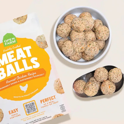 Open Farm® Freshly Crafted Meatballs Harvest Chicken Recipe 14oz