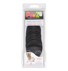 Pawz Black Rubber Dog Boots