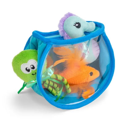 Catstages Hide & Seek Fish Bowl Puzzle Cat Toy