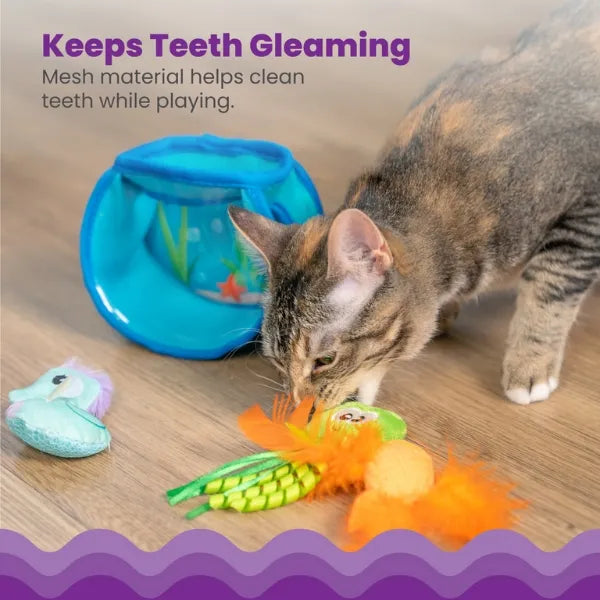 Catstages Hide & Seek Fish Bowl Puzzle Cat Toy