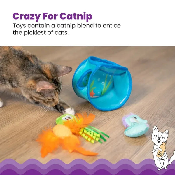 Catstages Hide & Seek Fish Bowl Puzzle Cat Toy