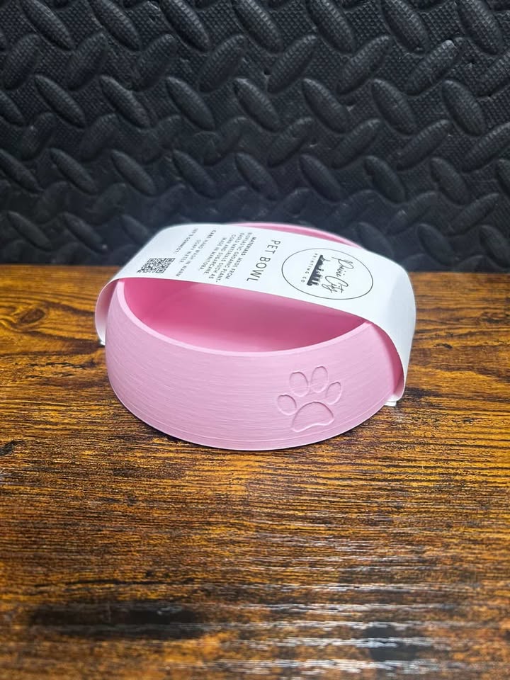 Prairie City 🍁 Pink Pet Bowl