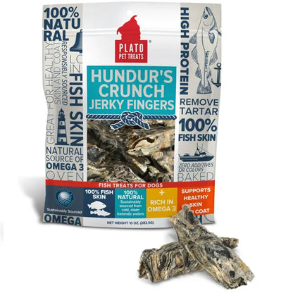 Plato Pet Hunder's Crunch Jerky Fingers