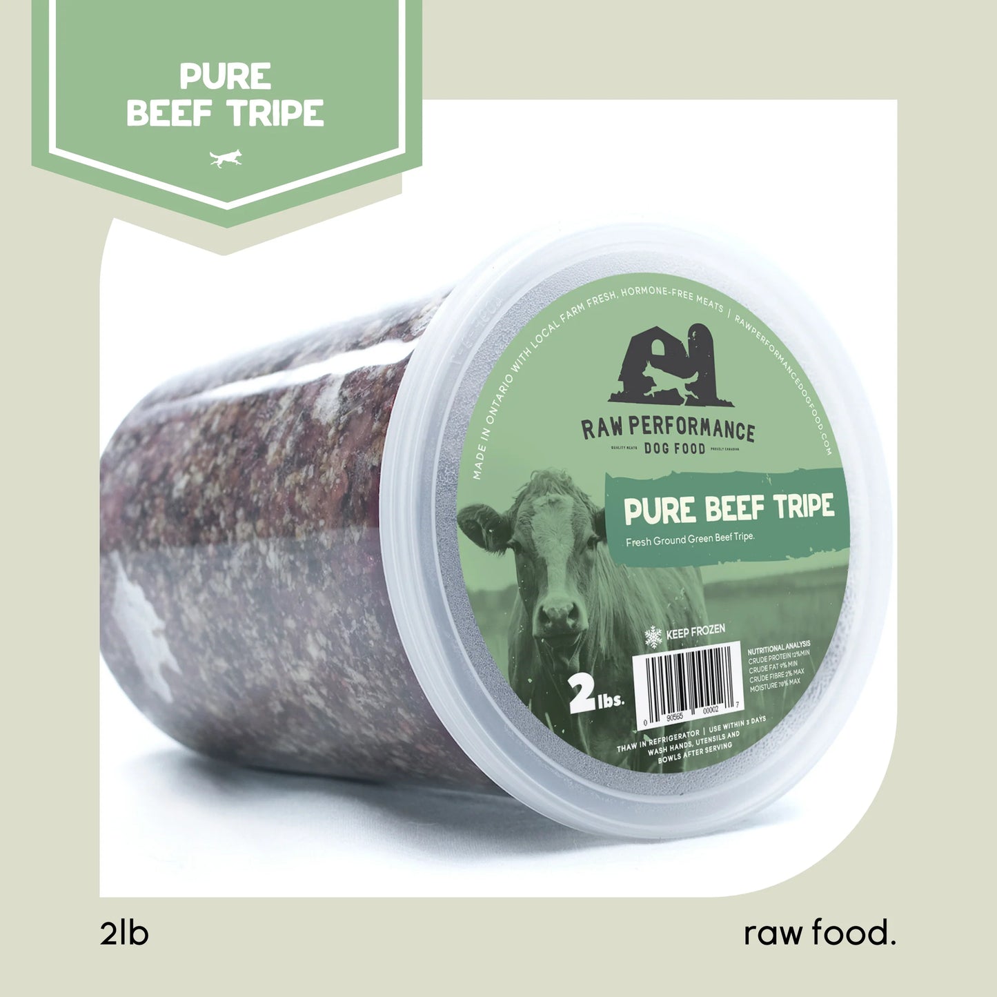 Raw Performance 🍁Beef Tripe 2lb