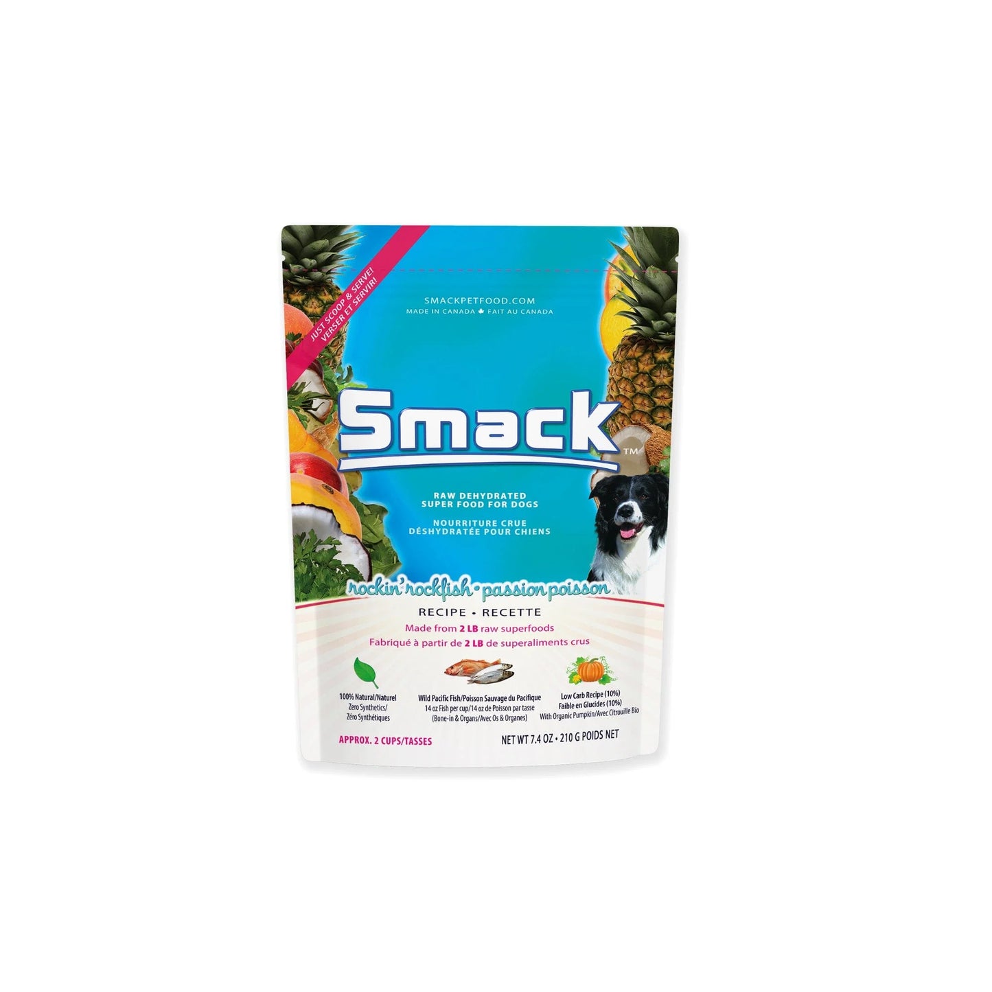 Smack🍁 Rockin' Rockfish Raw Dehydrated Super Food for Dogs