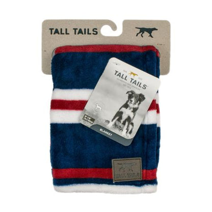 Tall Tails  Nautical Stripe Blanket 30 x 40"