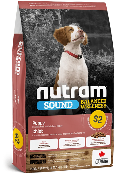 Nutram 🍁Sound (S2) Puppy, Chicken and Whole Eggs