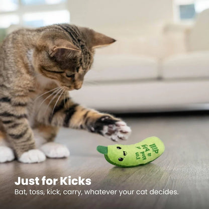 Catstages® Cat Kicker® Crunchy Pickle Green