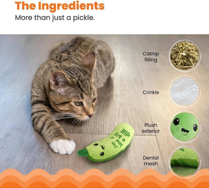 Catstages® Cat Kicker® Crunchy Pickle Green
