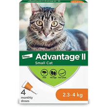 Elanco Advantage II Small Cat 2.3kg-4kg
