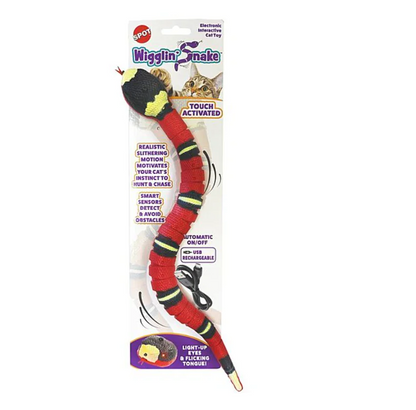 Spot Wigglin' Snake Interactive Cat Toy