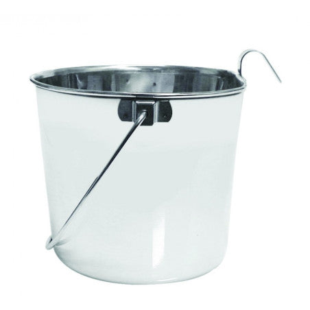 Stainless Steel Flat Bucket 1qt