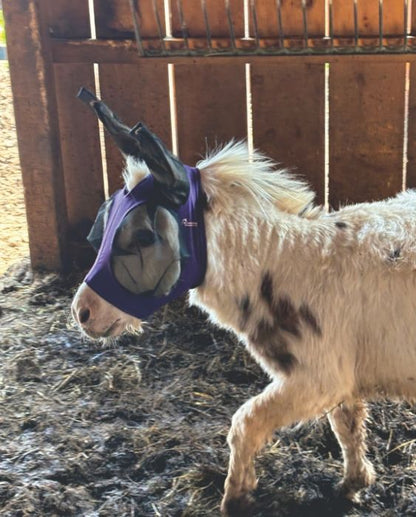 Canadian Horsewear 🍁Donkey/Mule Lycra Fly Mask