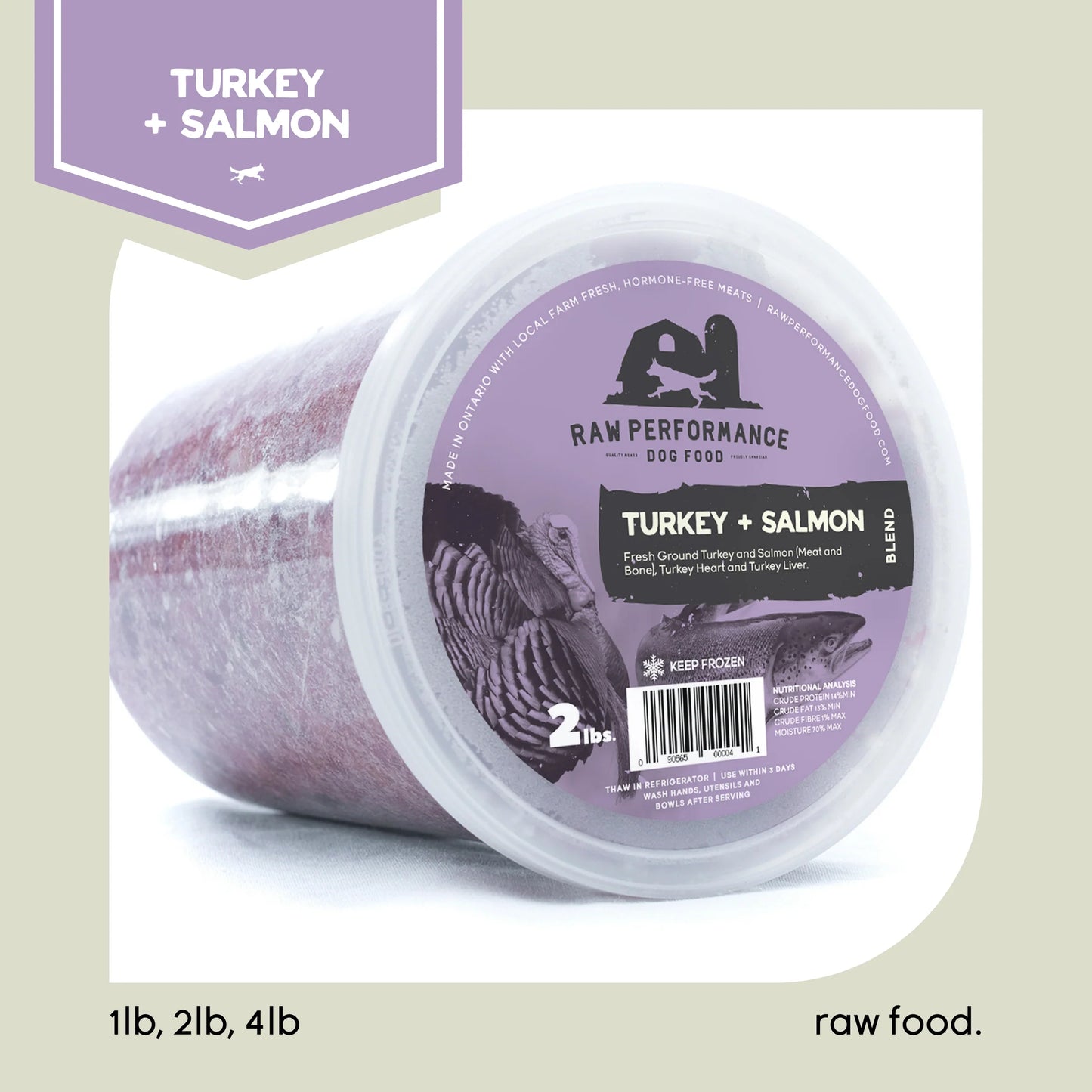 Raw Performance 🍁Turkey and Salmon Blend