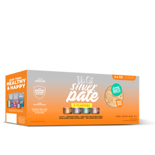 Tiki Cat Silver Pate Cat Food Variety Pack - 12 x 2.4oz cans