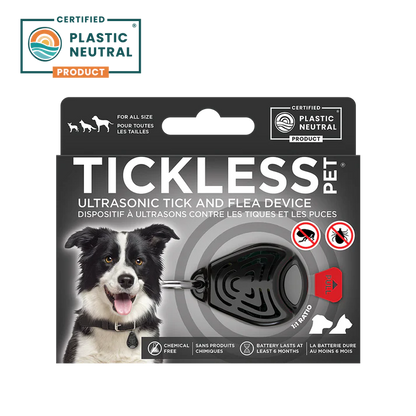 Tickless Classic Black Ultrasonic Tick and Flea Repellent