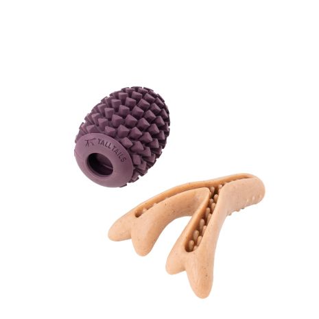 Tall Tails  Enrichment 2pk – Antler/Acorn