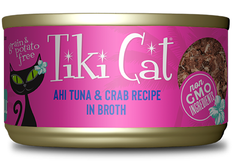 Tiki Cat Hana Luau Grill Ahi Tuna & Crab Cat Food 2.8oz