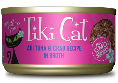 Tiki Cat Hana Luau Grill Ahi Tuna & Crab Cat Food 2.8oz