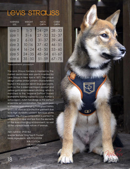 Pretty Paw 🍁Levi Strauss Harness