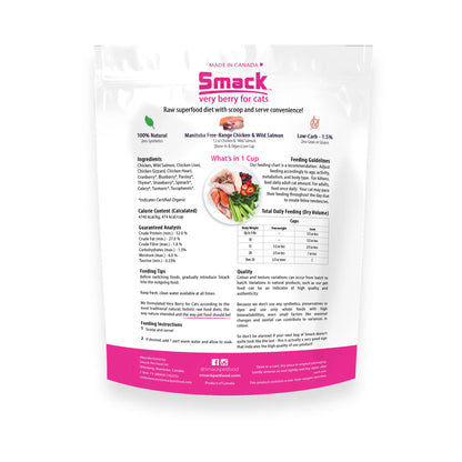 Smack 🍁Very Berry Chicken Raw Dehydrated Super Food for Cats 250g