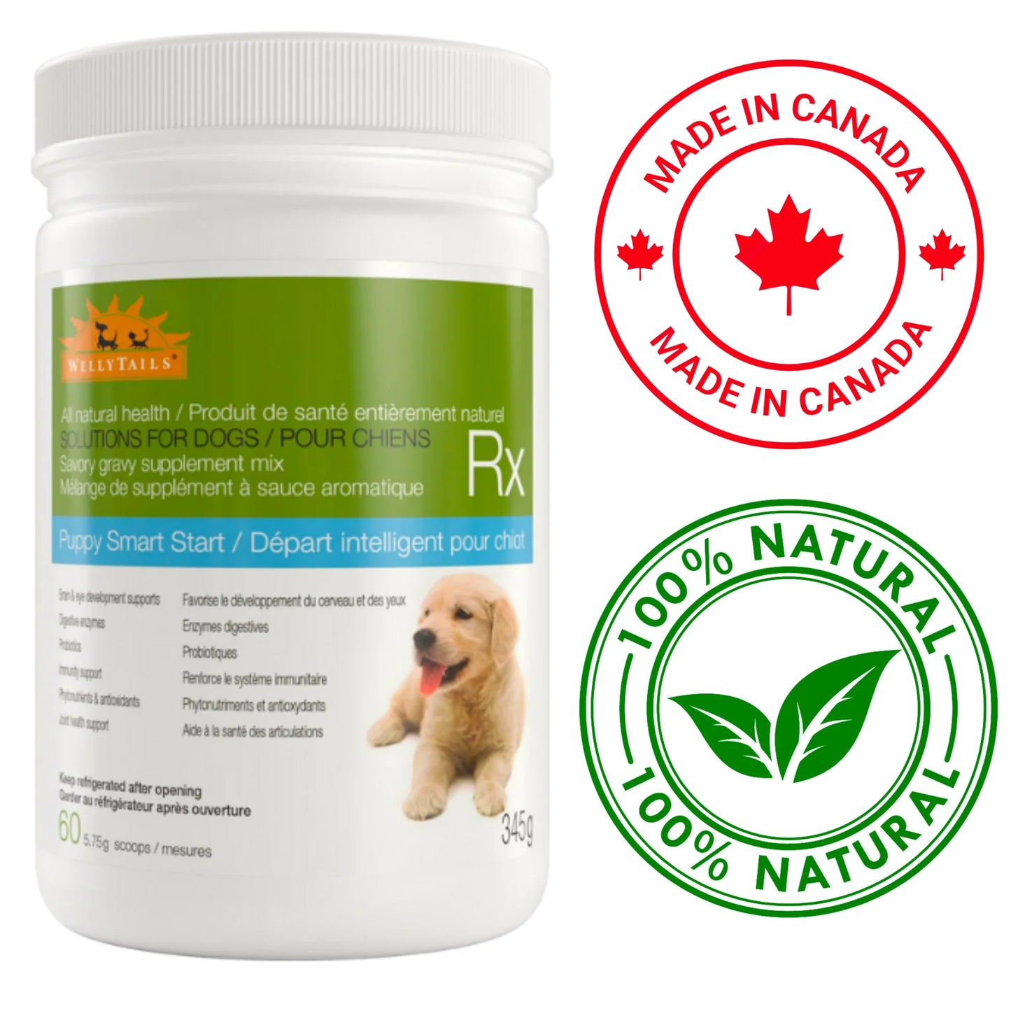 WellyTails 🍁Puppy Smart Start Supplement 454g