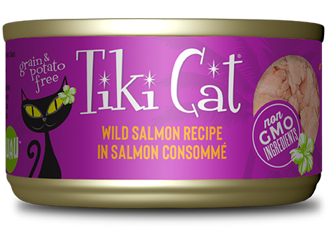 Tiki Cat Luau Salmon Wet Cat Food 2.8oz