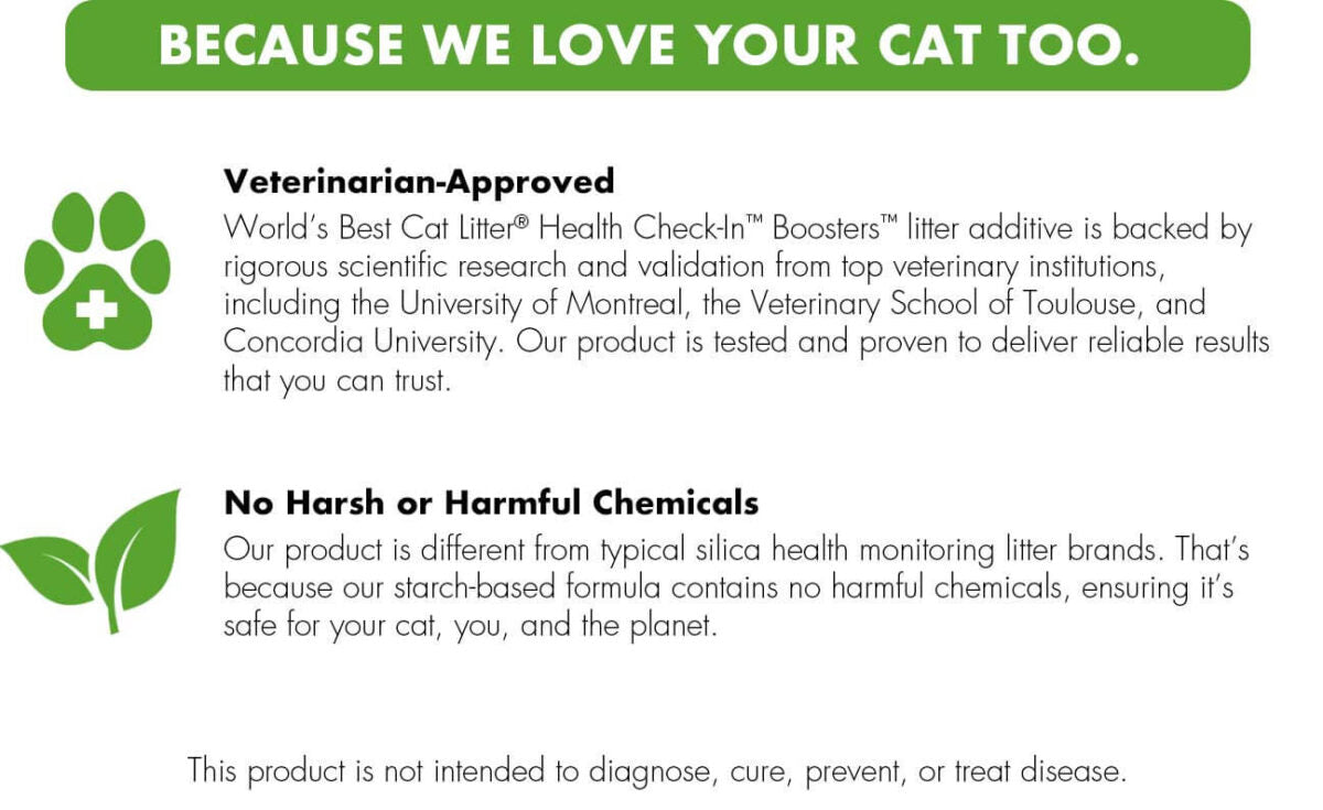 World's Best Litter Boosters Health Check In