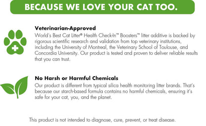 World's Best Litter Boosters Health Check In