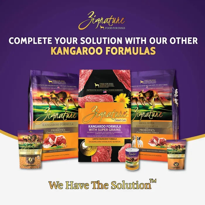 Zignature Select Cuts Kangaroo Formula for Dogs