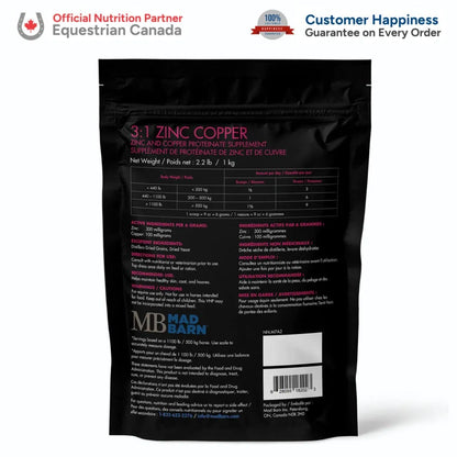 MadBarn 🍁3 to 1 Zinc to Copper 1kg Pouch